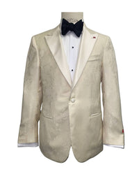 Isaia - Men's Floral Jacquard Dinner Suit