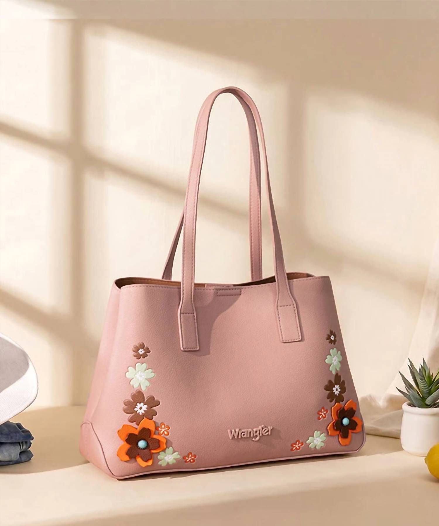 Wrangler - 3D FLORAL TOTE BAG