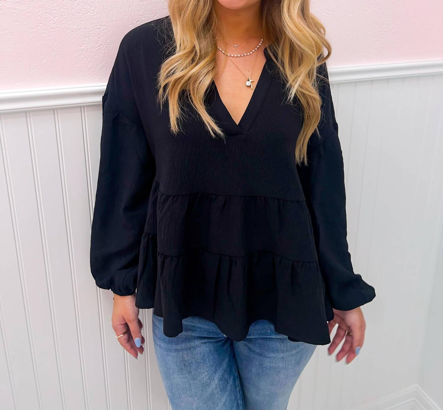 Mudpie - Orleans Flounce Top