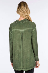 M.Rena - Cross Hatch Collared Tunic