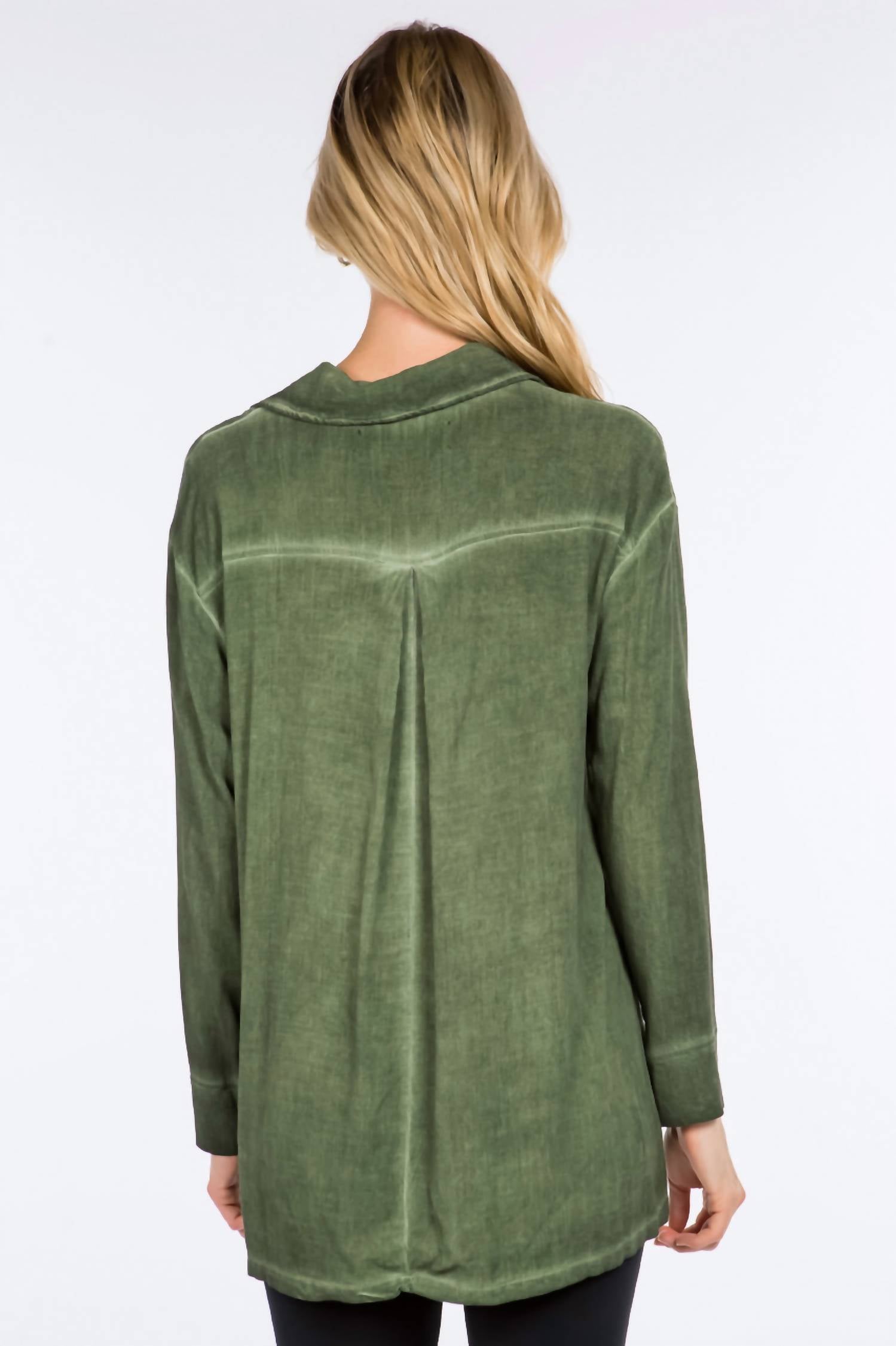 M.Rena - Cross Hatch Collared Tunic