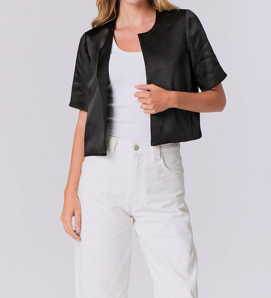 J. Society - Short Sleeve Open Cardigan