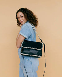 Latico - Women's Ambrose Handcrafted Leather Shoulder Crossbody Bag