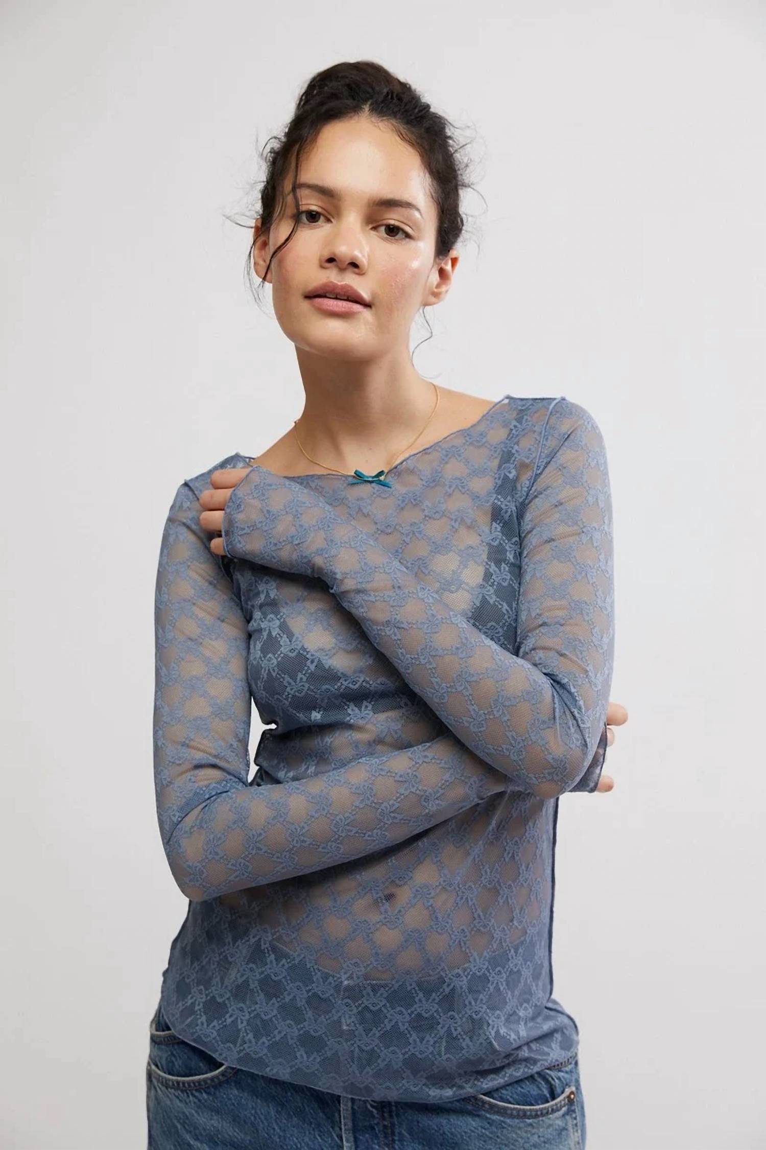 Free People - From Me To You Long Sleeve Top