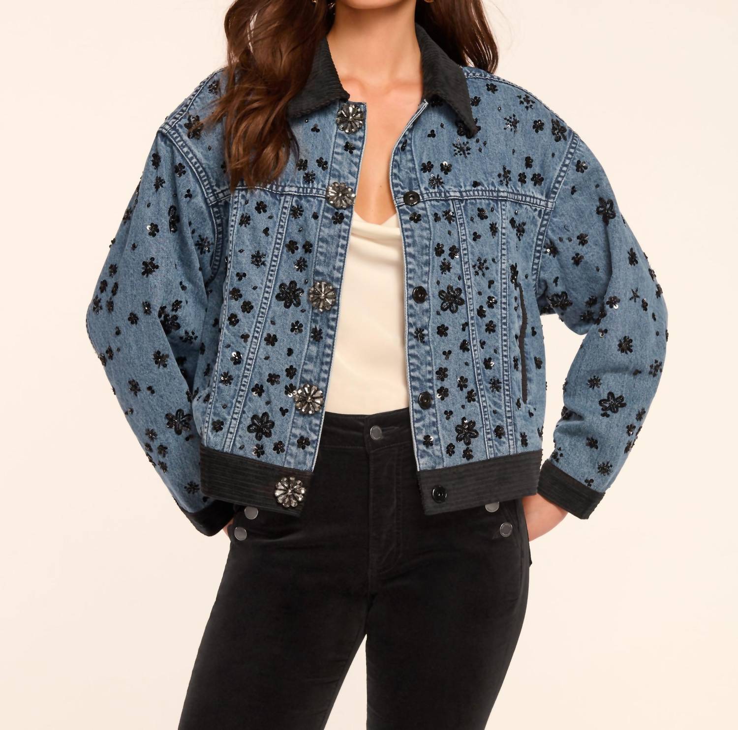 Ramy Brook - Robin Embellished Jean Jacket