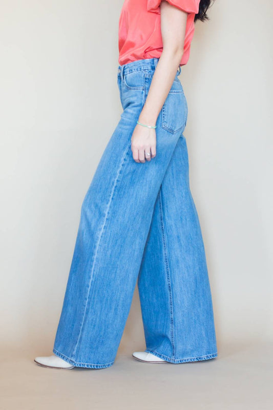 Vervet By Flying Monkey - Infinite Motion Extra Wide Leg Jeans