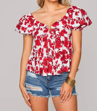 Buddylove - Houston Puff Sleeve Top