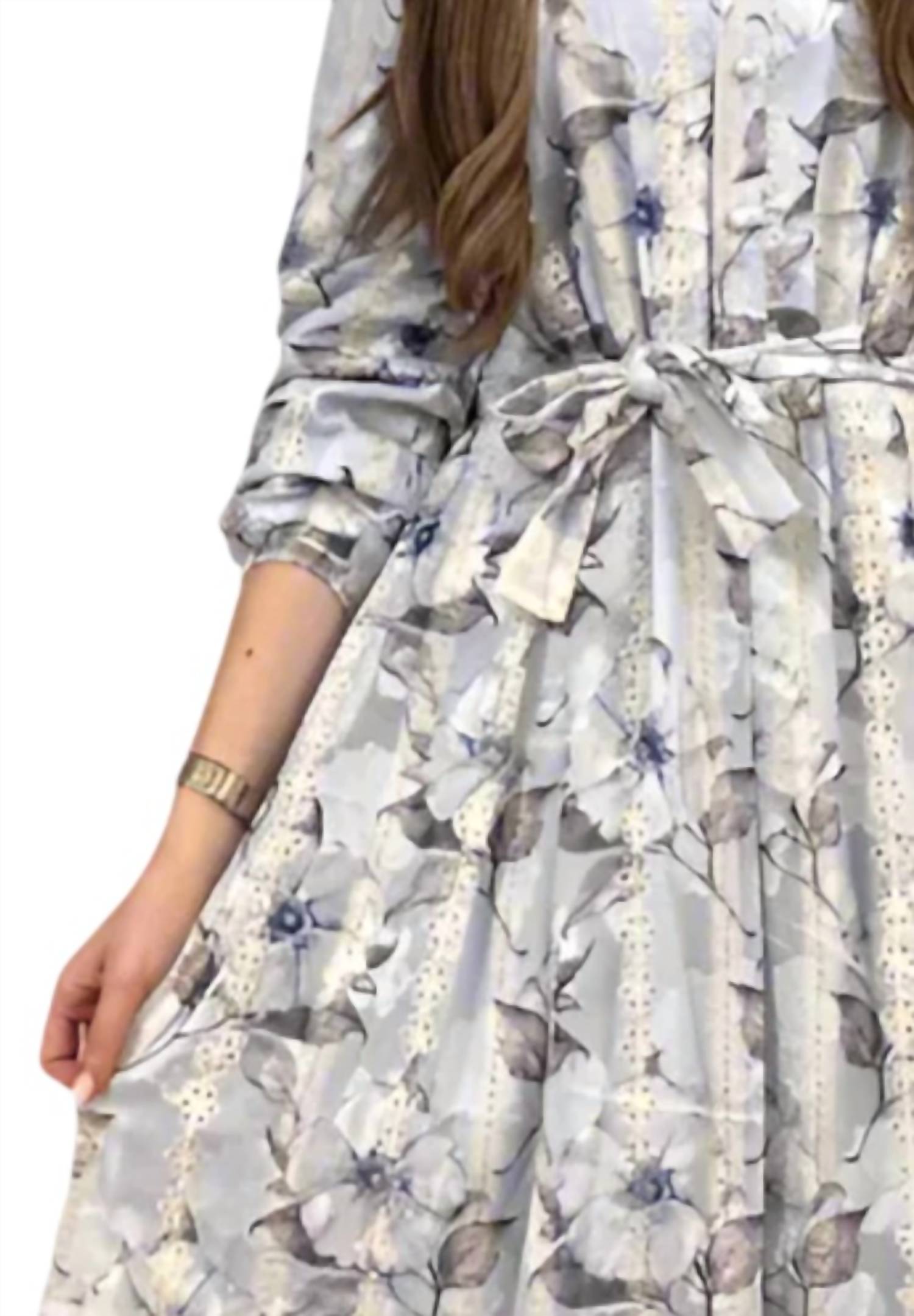 Harriet & Mary - Luxury Floral Print Midi Dress