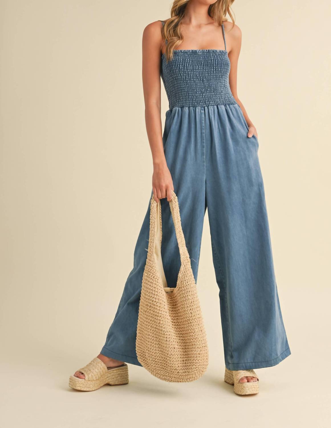 Miou Muse - Haven Wide Leg Jumpsuit
