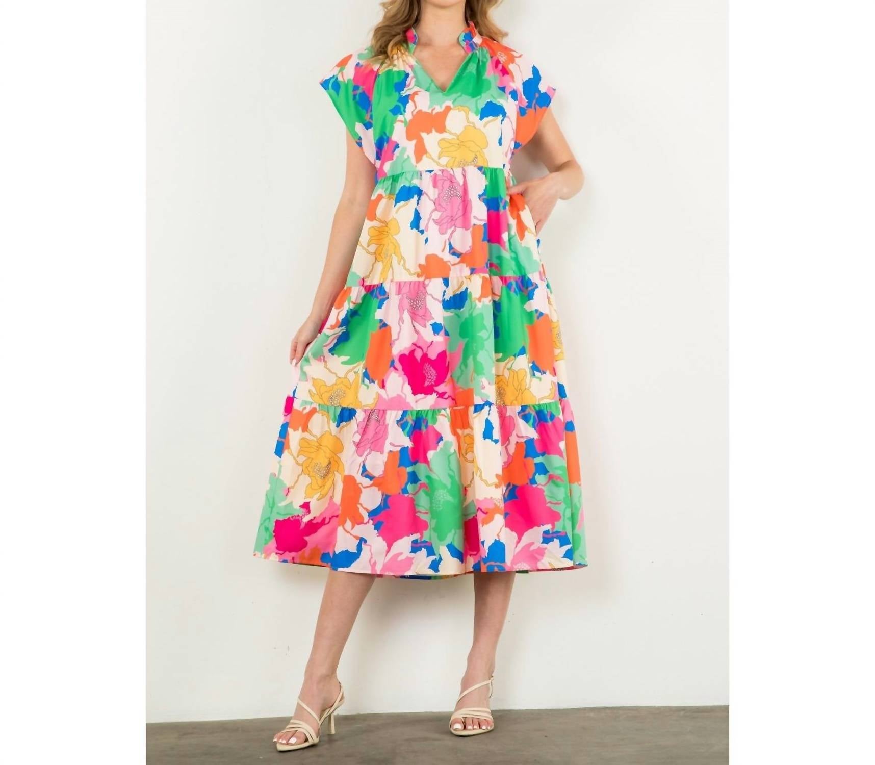 Thml - Tiered Midi Dress
