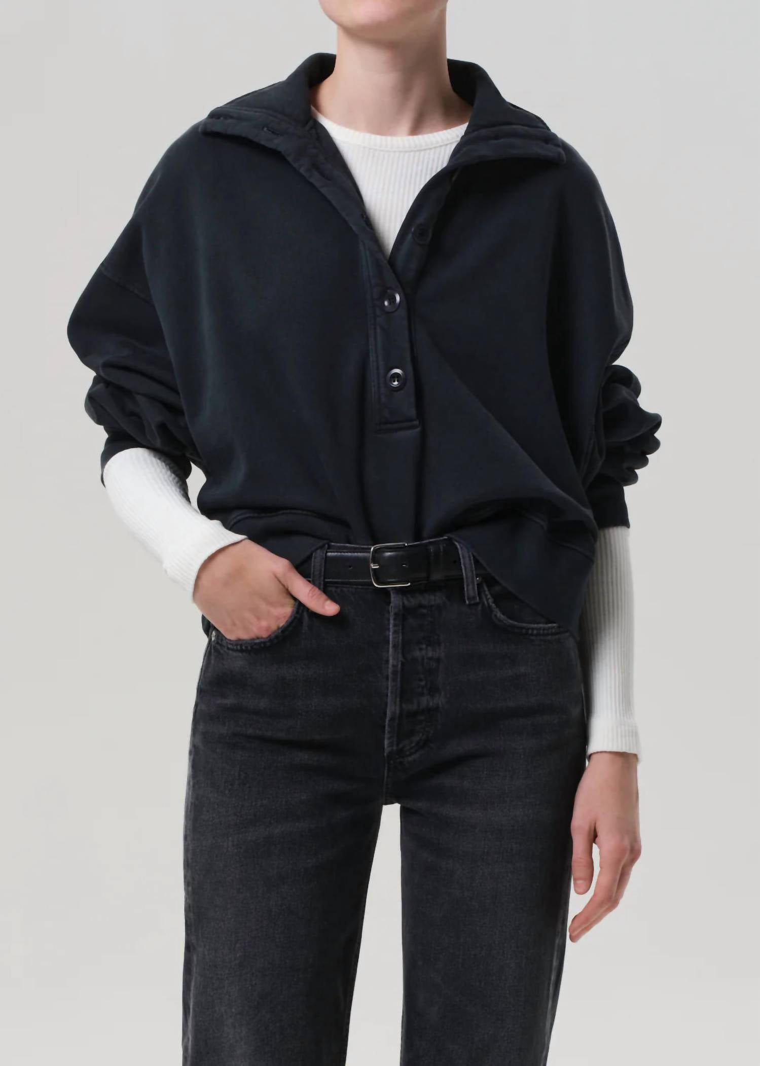 Citizens Of Humanity - Mirelle Funnel Neck Sweatshirt