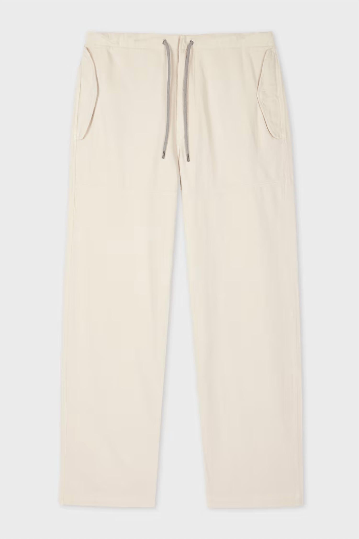 Paul Smith - Relaxed-fit Ecru Cotton-linen Trousers