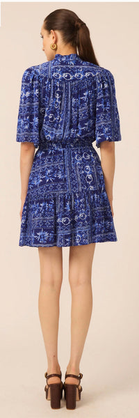GILNER FARRAR Adelyn Dress in santorini print - women's dress - detail view