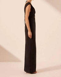 Shona Joy - Lani Cross Front Ruched Maxi Dress