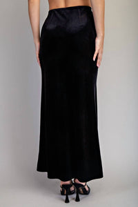 Ee:Some - Velvet Maxi Skirt