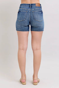 Judy Blue - High Rise Slim Denim Shorts