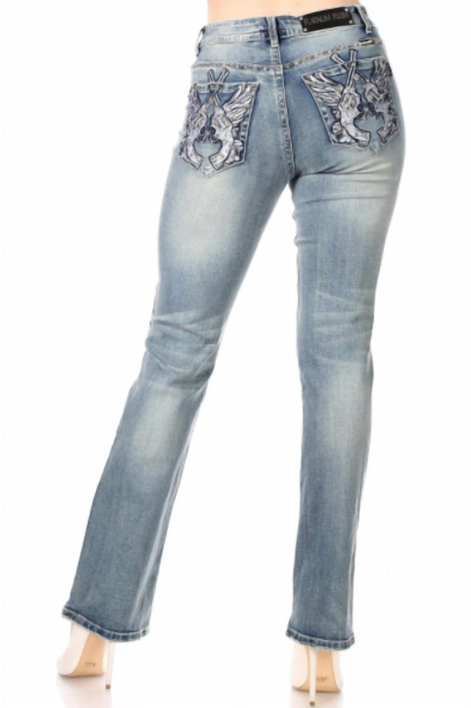 Bus Stop - My Rights™ Distressed Jean