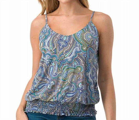 Ariella - Payton Paisley Tank Top