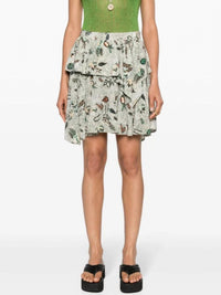 Ulla Johnson Keira Skirt in botanical mist - women's skirt