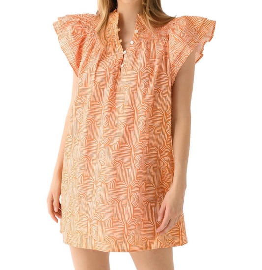 Never A Wallflower - SMOCKED SHORT DRESS