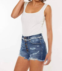 Kancan - Not Your Simple Cutoff Denim Short