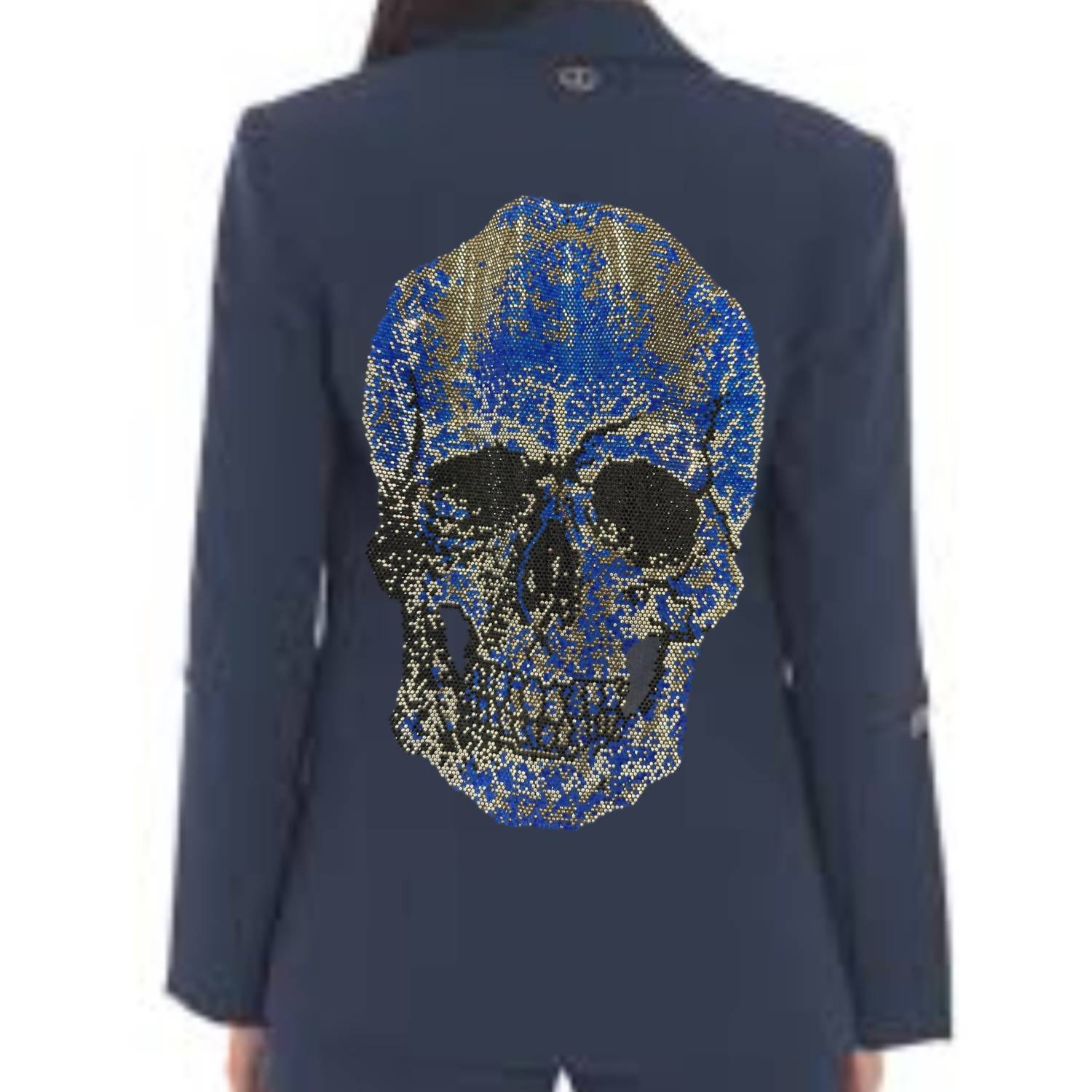 Hipchik - Crystals Skull Blazer