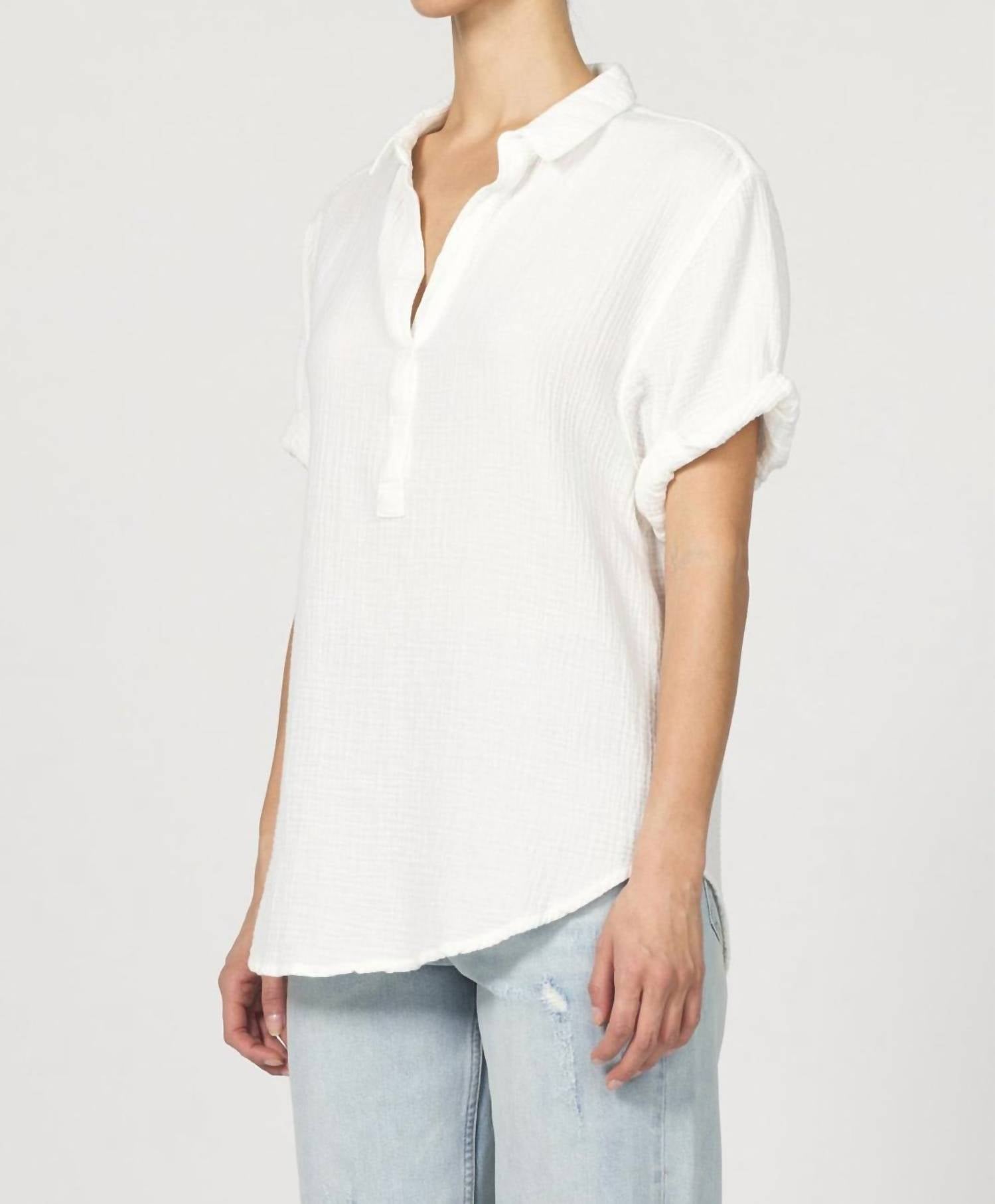 Dear John Denim - Tatum Gauze Short Sleeve Top