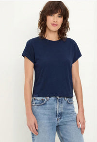 Michael Stars - Grayson Supima Slub Crop Crew Tee