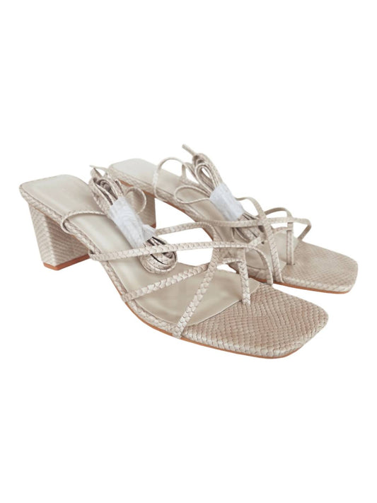 Billini - Women's Strappy Python Heel Sandal