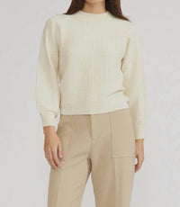Lucy Paris - Britney Textured Knit Top