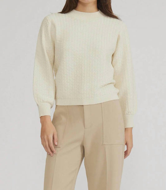 Lucy Paris - Britney Textured Knit Top