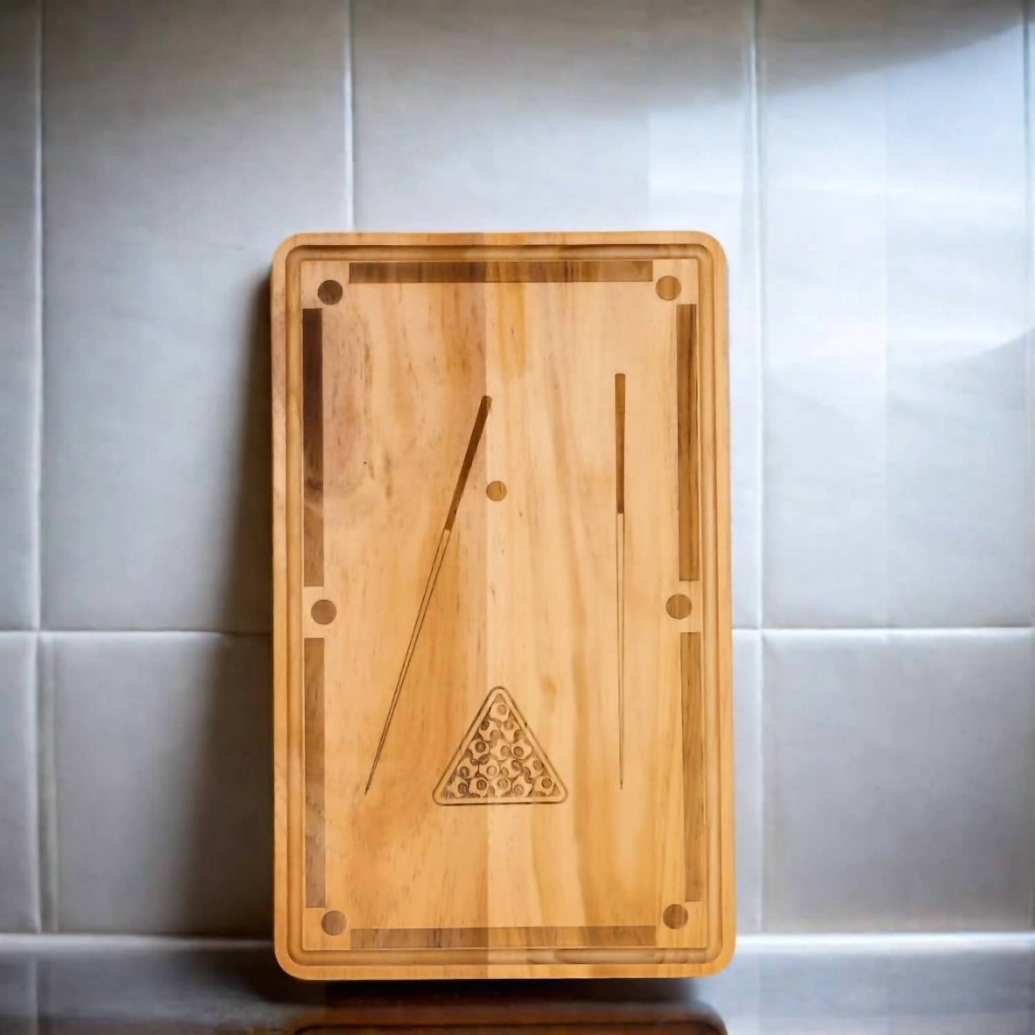 Creative Gifts International - Pool Table Wood Board - 18" x 11"