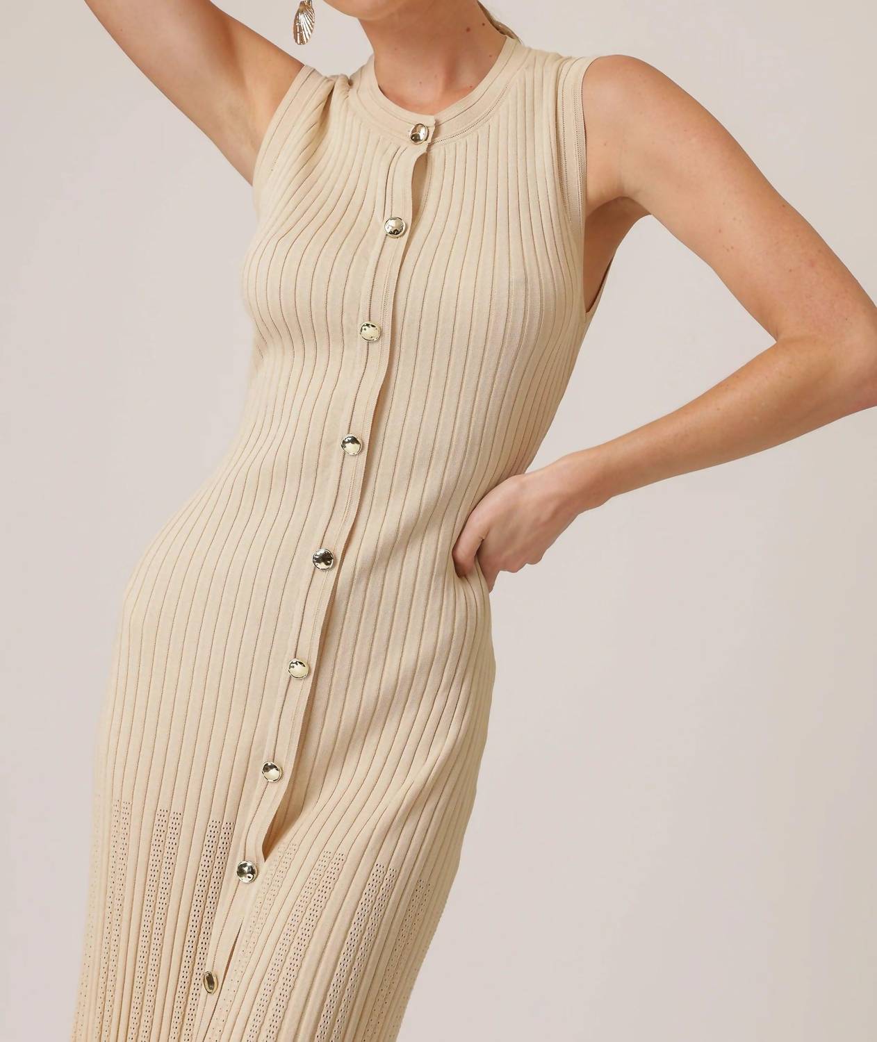 Line And Dot - Deliah Midi Dress