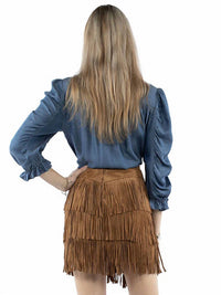 Scully - Suede Fringe Skirt