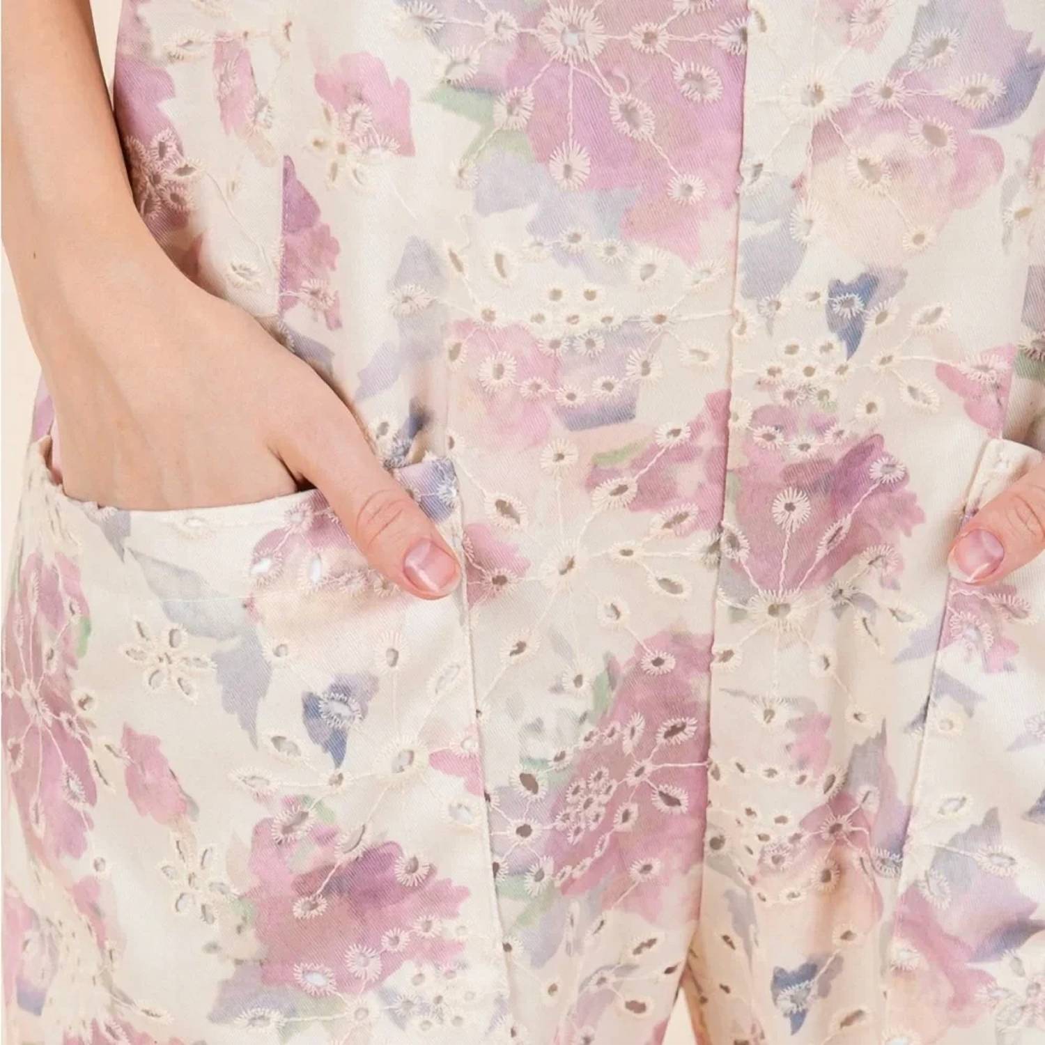Geegee - Petal Promise Eyelet Jumpsuit