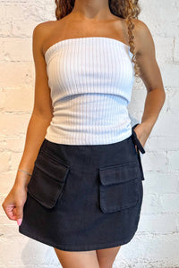 Day + Moon - Denim Wrap Skort