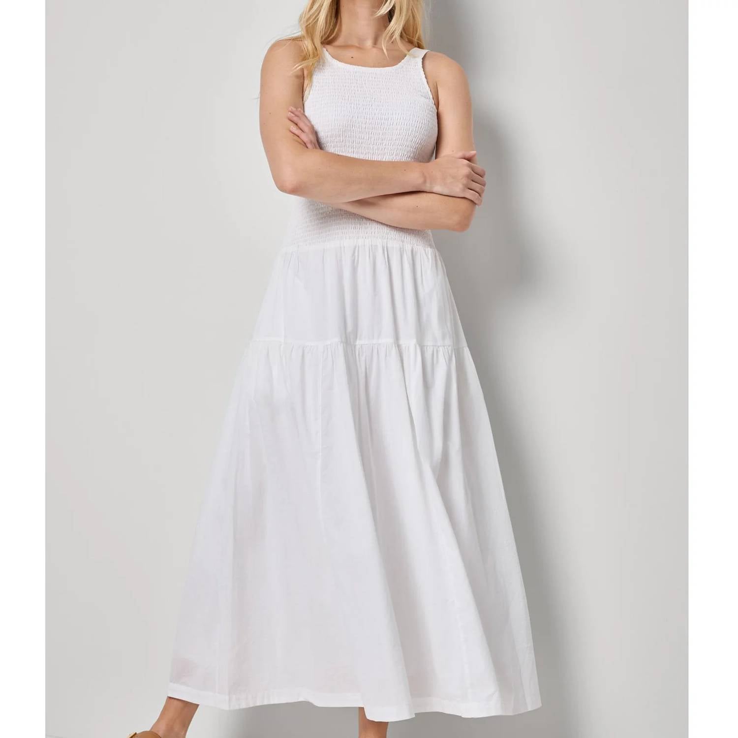 Lilla P - Smocked Bodice Maxi Dress