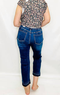 Tribal - Sophia Curvy Micro Flare Crop Jeans