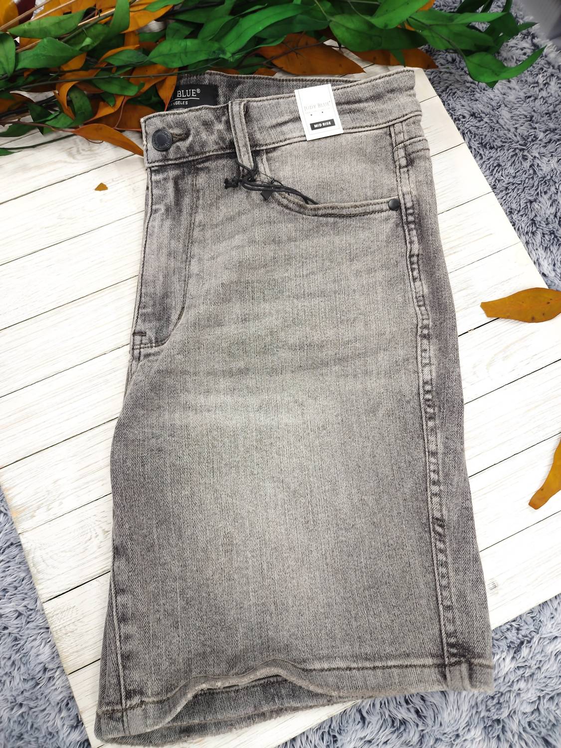Judy Blue Women's Bermuda Shorts in gray - women's shorts - view 5