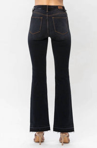 Judy Blue - High Waist Release Hem Slim Boot Cut Jeans - Plus