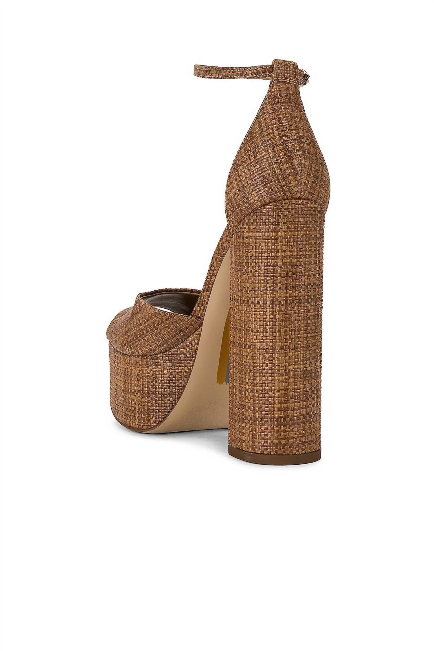 Sam Edelman - Women's Kori Ankle Strap Peep Toe Platform Heeled Fashion Sandals