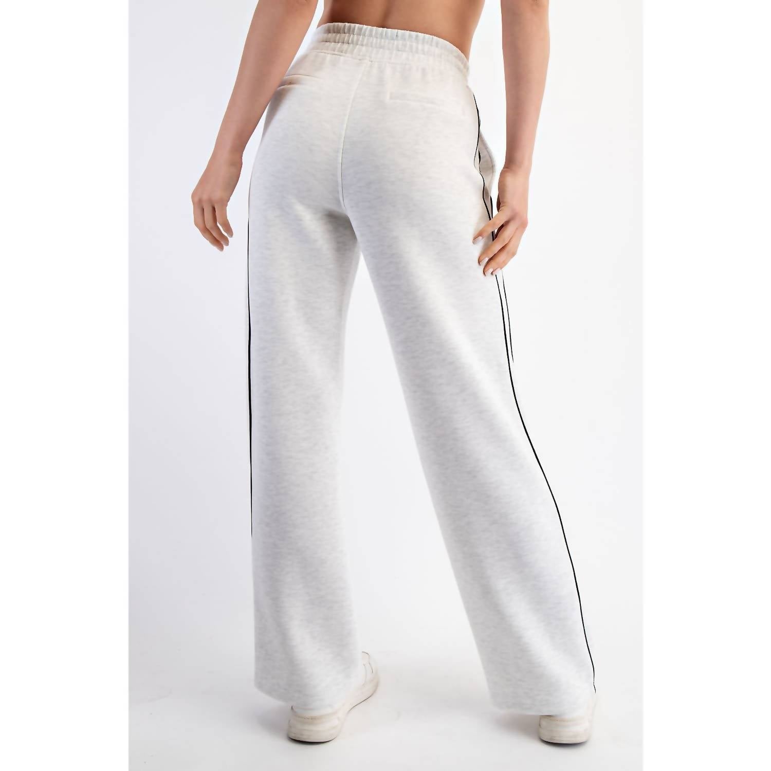 Rae Mode - Scuba Two Stripe Piping Straight Leg Pant
