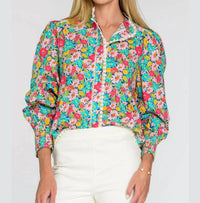 Elizabeth James The Label - Emily Balloon Sleeves Top