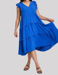 Umgee - Ruffle Tiered Midi Dress