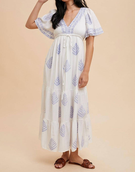 In-Loom - Embroidered All Over Maxi Dress