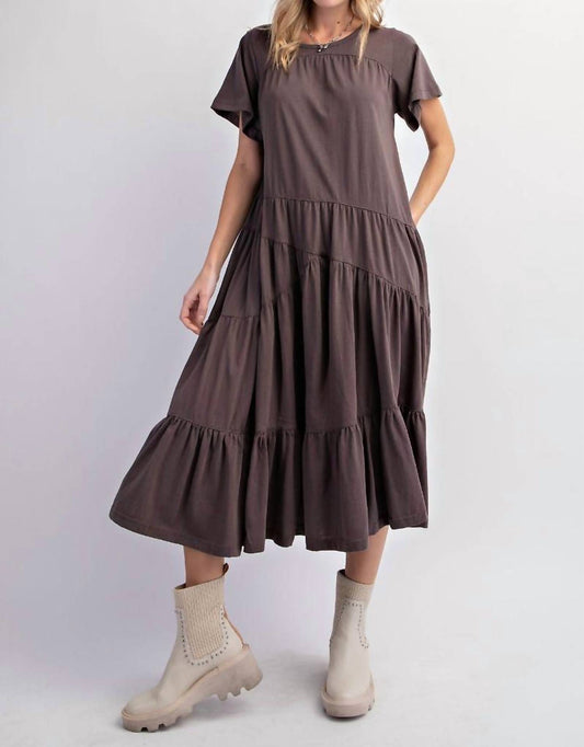 Easel - Cotton Slub Dress