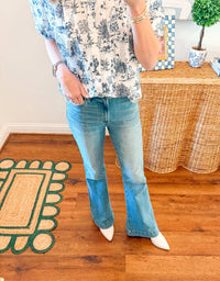 Pistola - Kinsley Mid Rise Ultra Flare Jeans