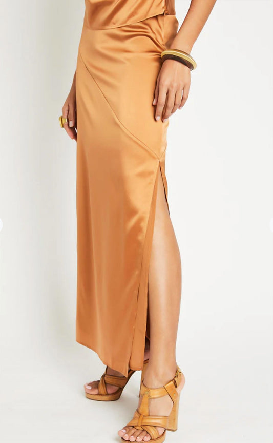Beryll - Naomi Silk Midi Skirt