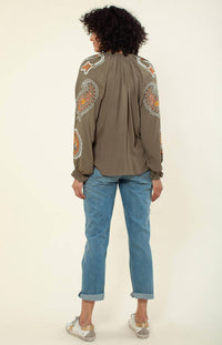 Hale Bob - Elisa Embroidered Top