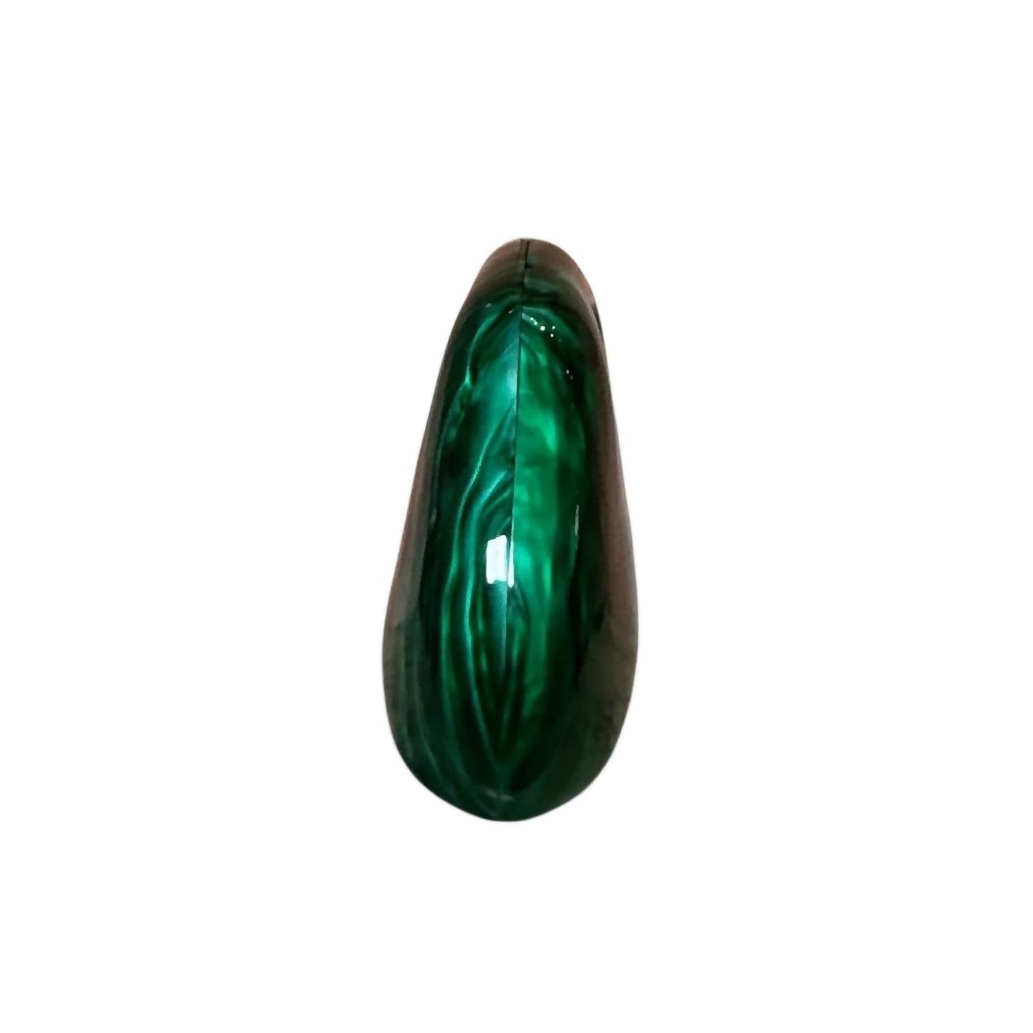 Alexa Koi Women's Malachite Lucite Mini Hard Handbag With Chain in green - women's bag - view 4